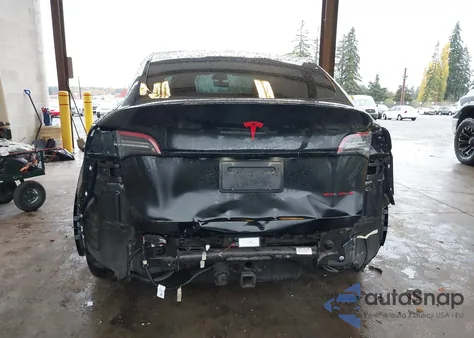 2022 Tesla Model Y Long Range Dual Motor All-Wheel Drive из США, поврежденный, VIN 7SAYGDEE3NF315249